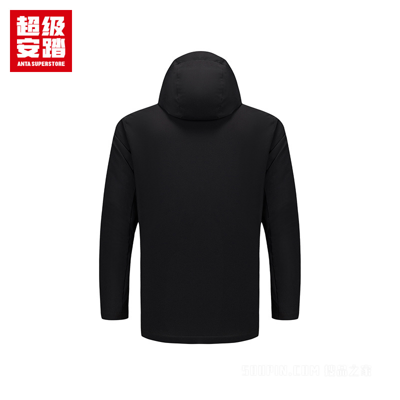 超级安踏跑训系列防泼水男子加厚外套