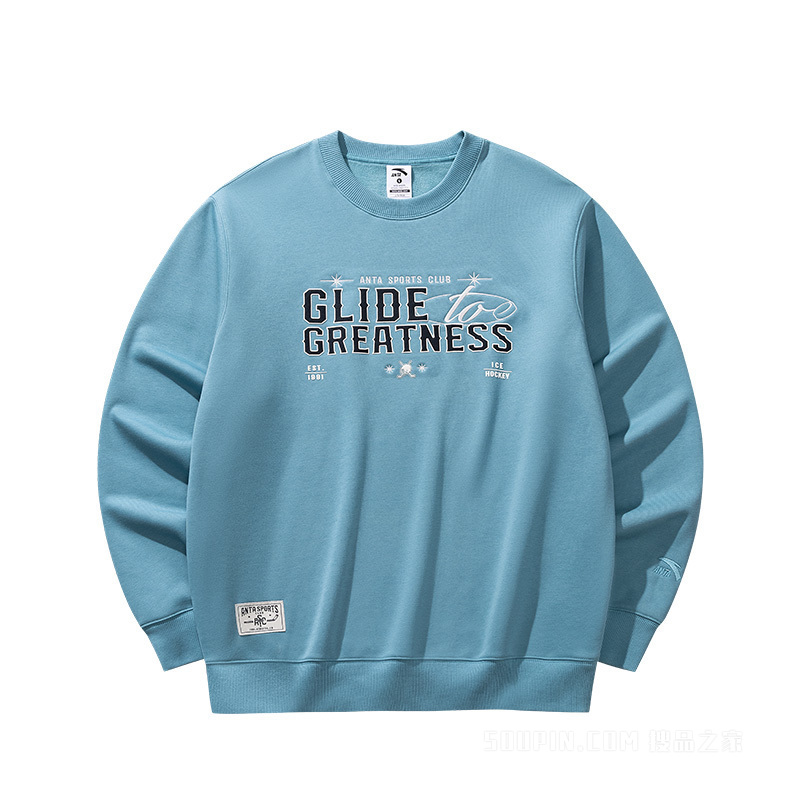 安踏运动复古男子动型科技套头卫衣