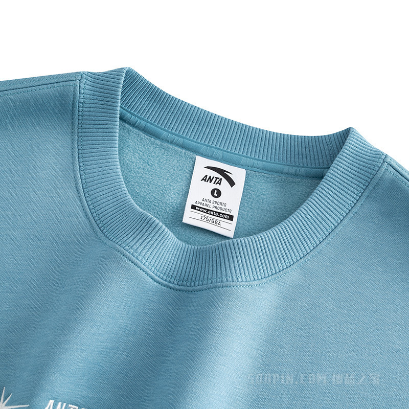 安踏运动复古男子动型科技套头卫衣