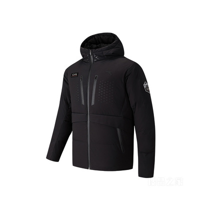 安踏「六度芯羽绒服」综训系列ANTACHN防泼水男子冰甲羽绒