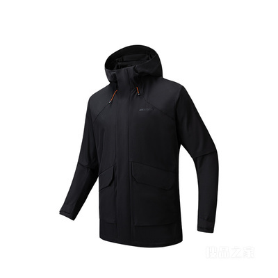 安踏户外露营男子防泼水运动外套