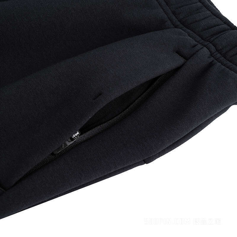 安踏训练男子动型科技加绒针织运动长裤