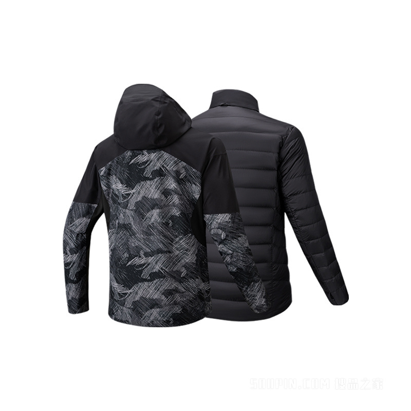 安踏×国家地理联名「风暴甲」男子防泼水冲锋衣两件套