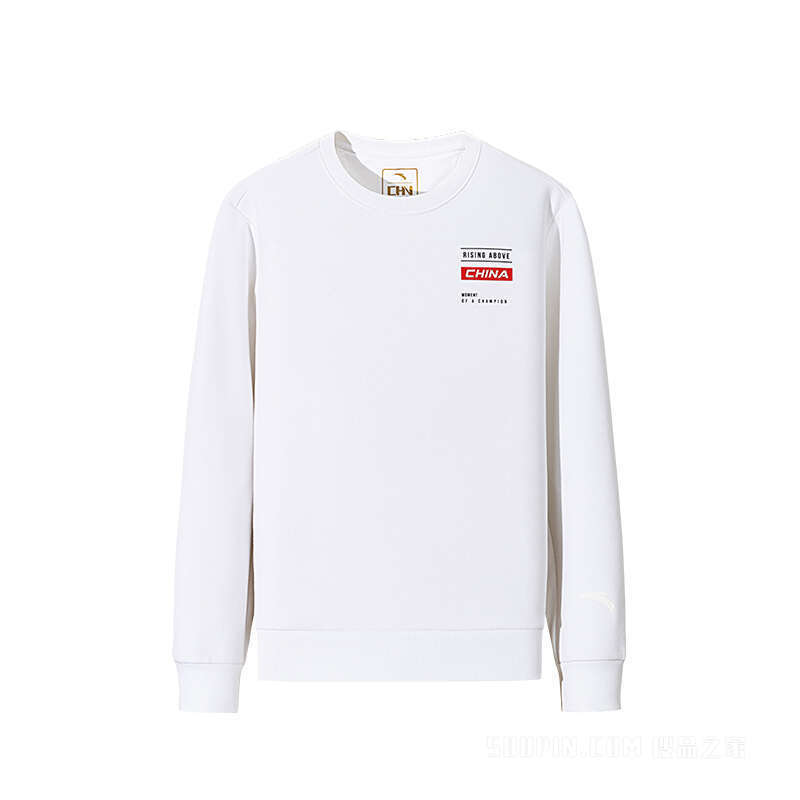 安踏综训系列ANTACHN男子弹力动型科技套头卫衣