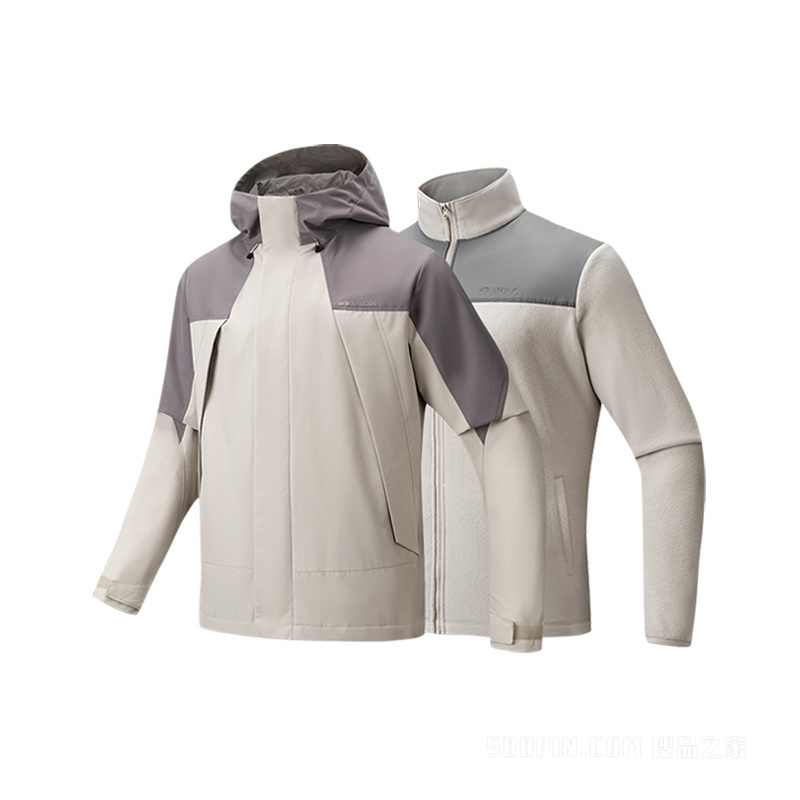 【王一博同款】安踏户外露营男子防泼水两件套