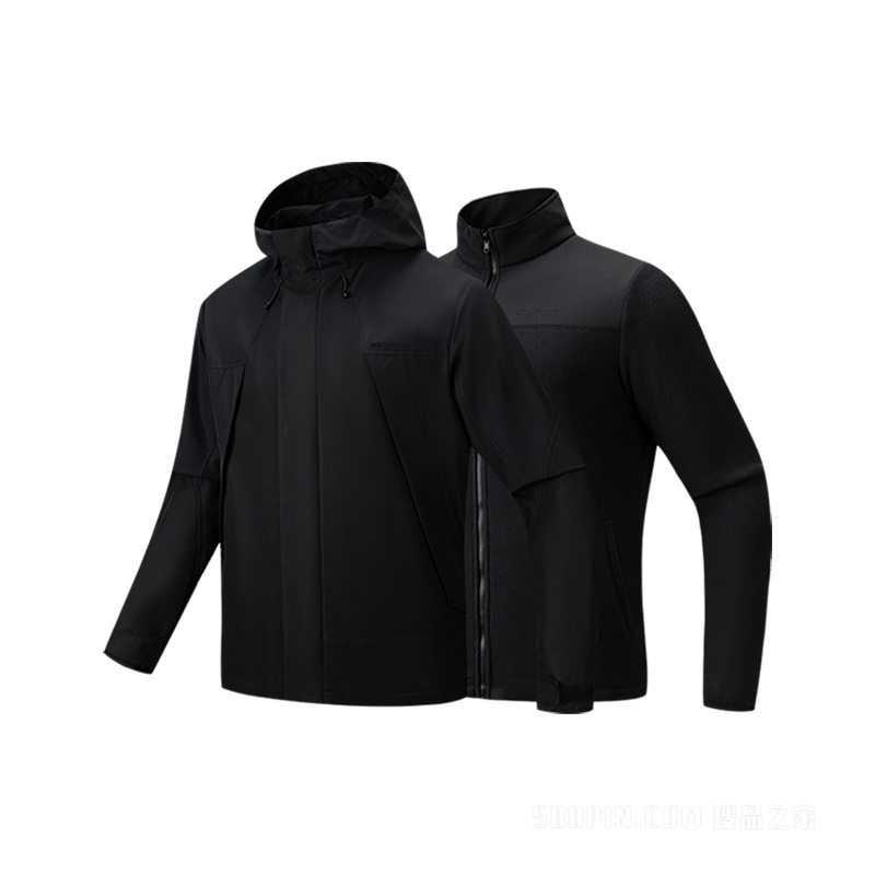 【王一博同款】安踏户外露营男子防泼水两件套