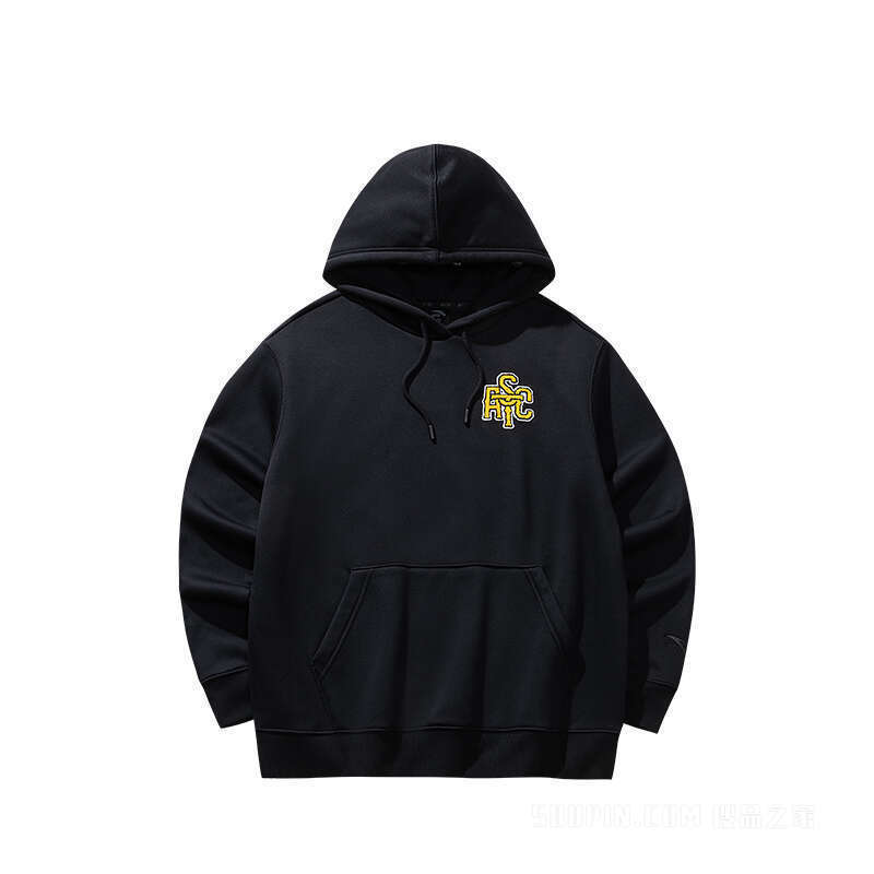 【王一博同款】安踏运动复古男子动型科技连帽卫衣