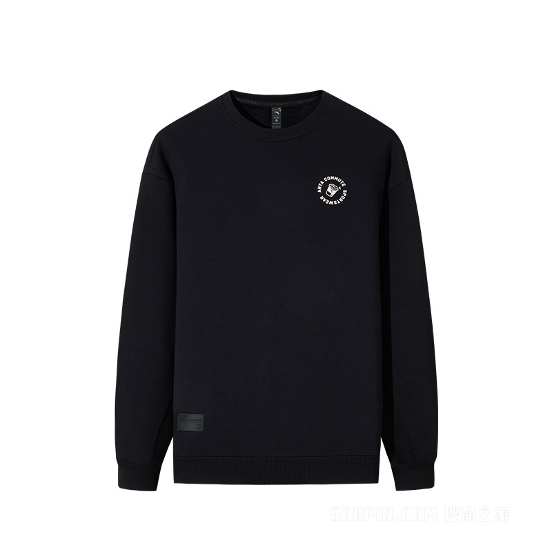 安踏出行男子运动咖套头卫衣