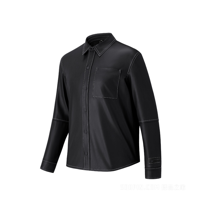 ANTAZERO × KRIS | 纯素皮革系列男子防风衬衫
