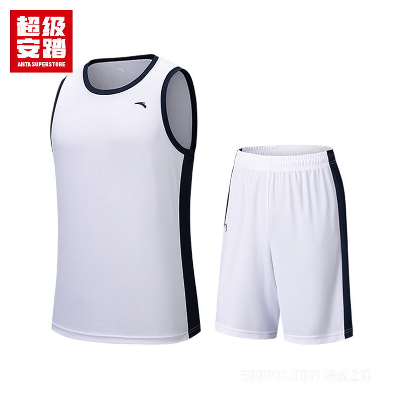 超级安踏篮球系列吸湿速干男子篮球比赛套装
