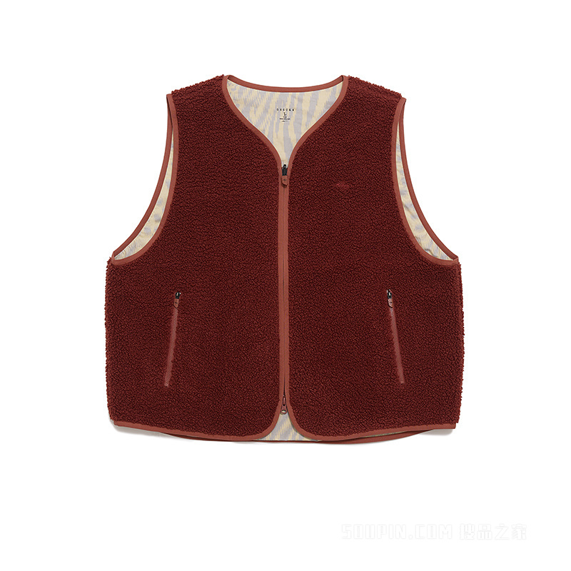 安踏SV-狂潮系列羊暖绒男子加厚马甲