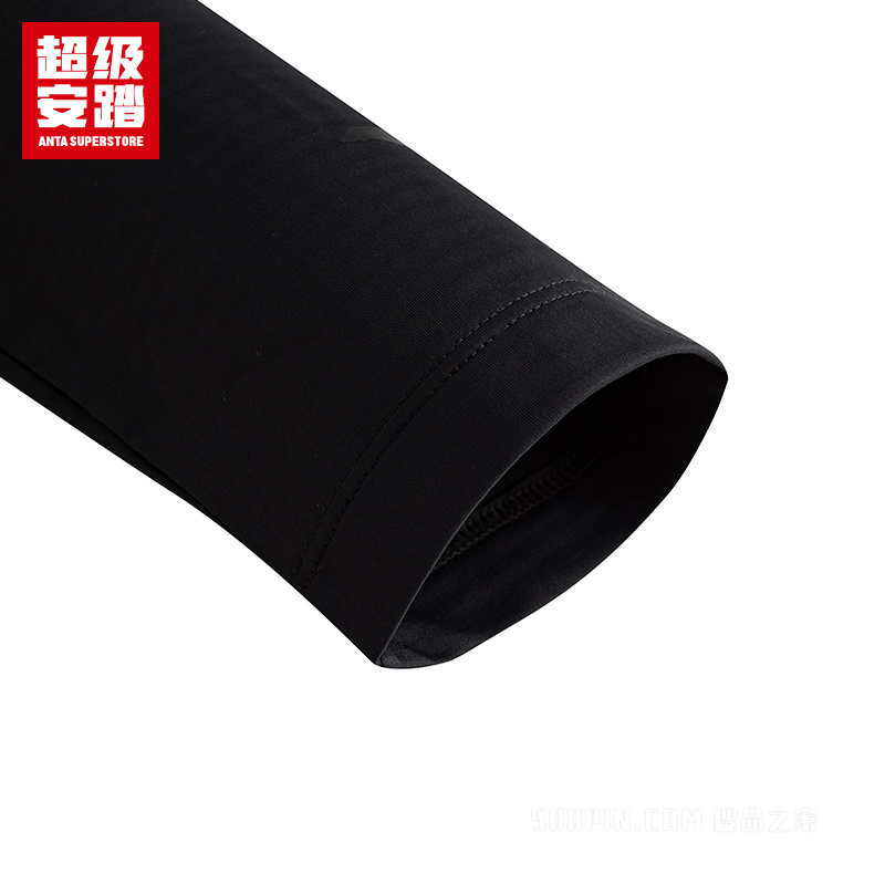 超级安踏训练男子吸湿速干长袖针织衫