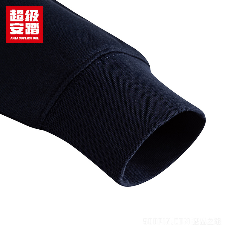 超级安踏运动经典男子密暖绒套头卫衣
