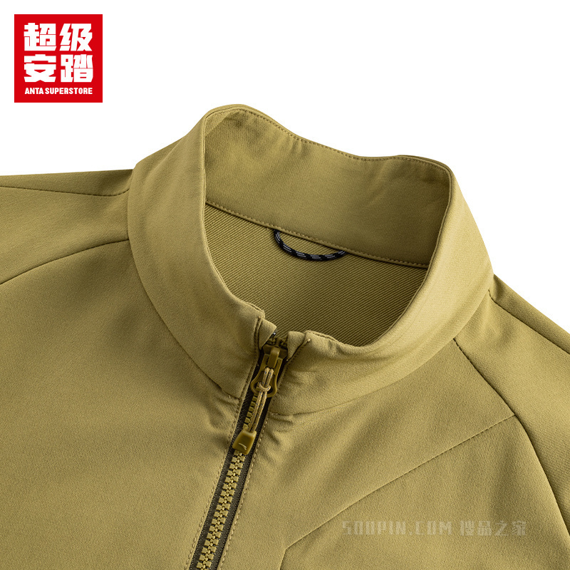 超级安踏徒步男子无氟防泼水梭织厚外套