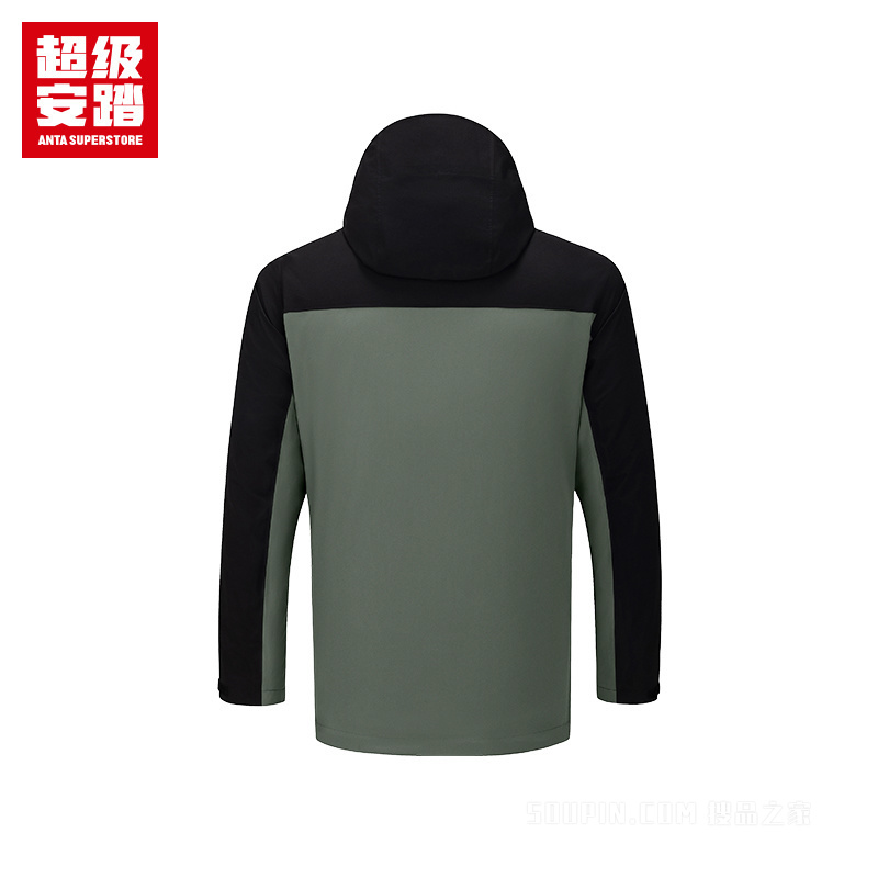 超级安踏青松壳|男子冲锋衣26年无氟防泼水外套上衣