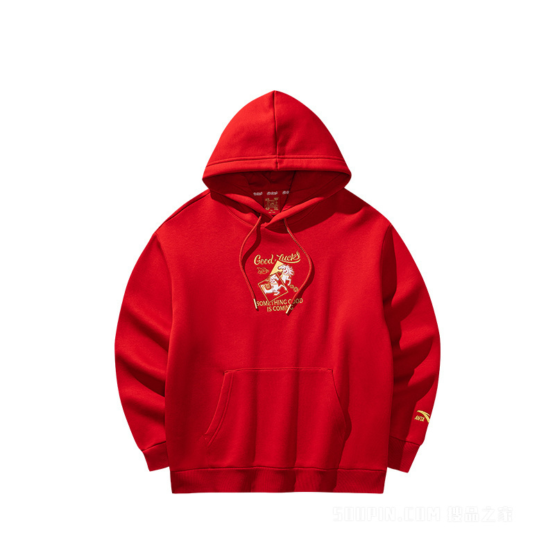 【王一博同款】安踏好事发生男子连帽卫衣