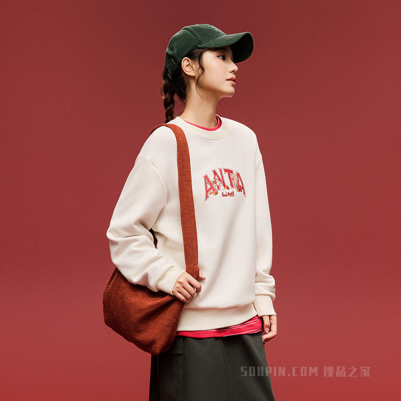 安踏好事发生男子动型科技套头卫衣