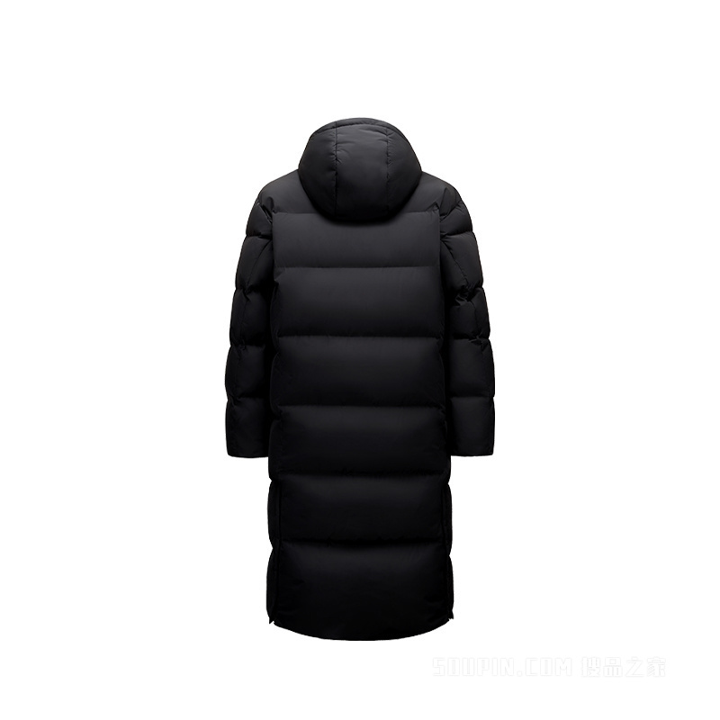 安踏综训系列男子防泼水防风长款羽绒服