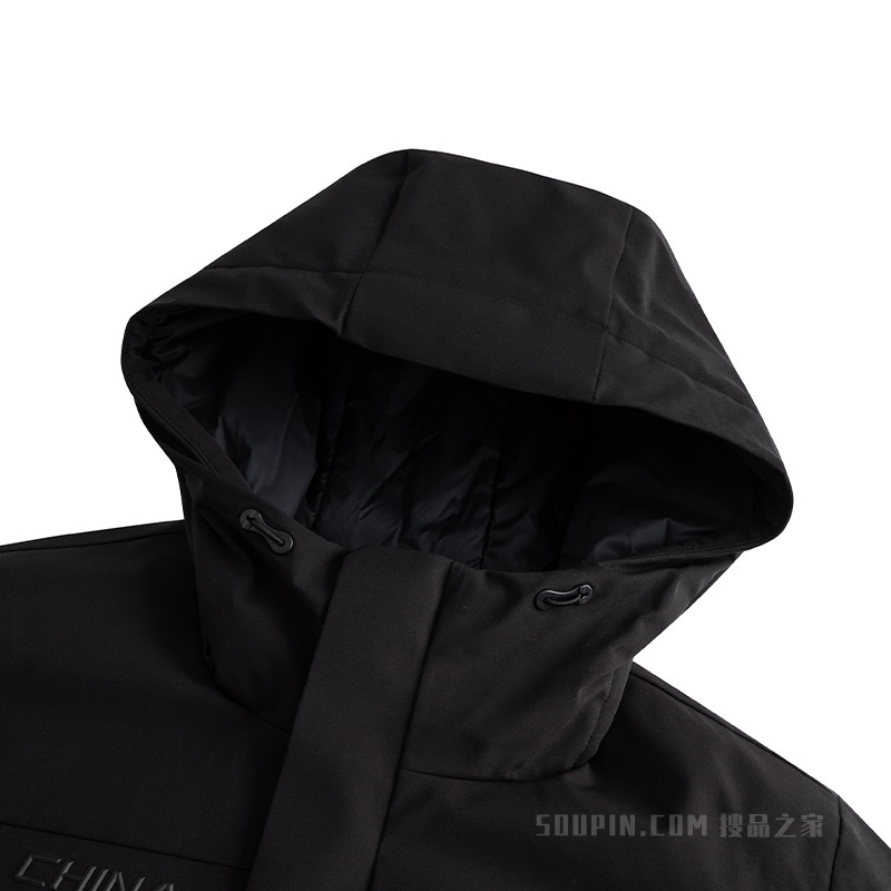 安踏「六度芯羽绒服」综训系列ANTACHN防泼水防风男子中长款冰甲羽绒