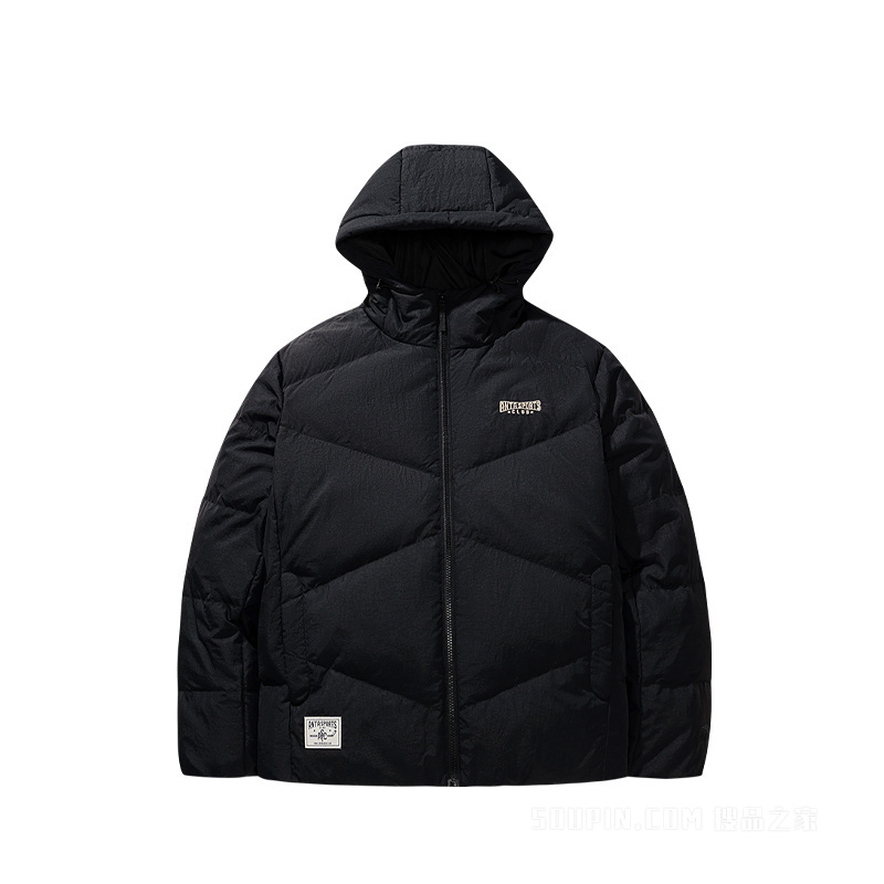 【樊振东同款】安踏「多彩羽绒」运动复古男子防泼水羽绒服