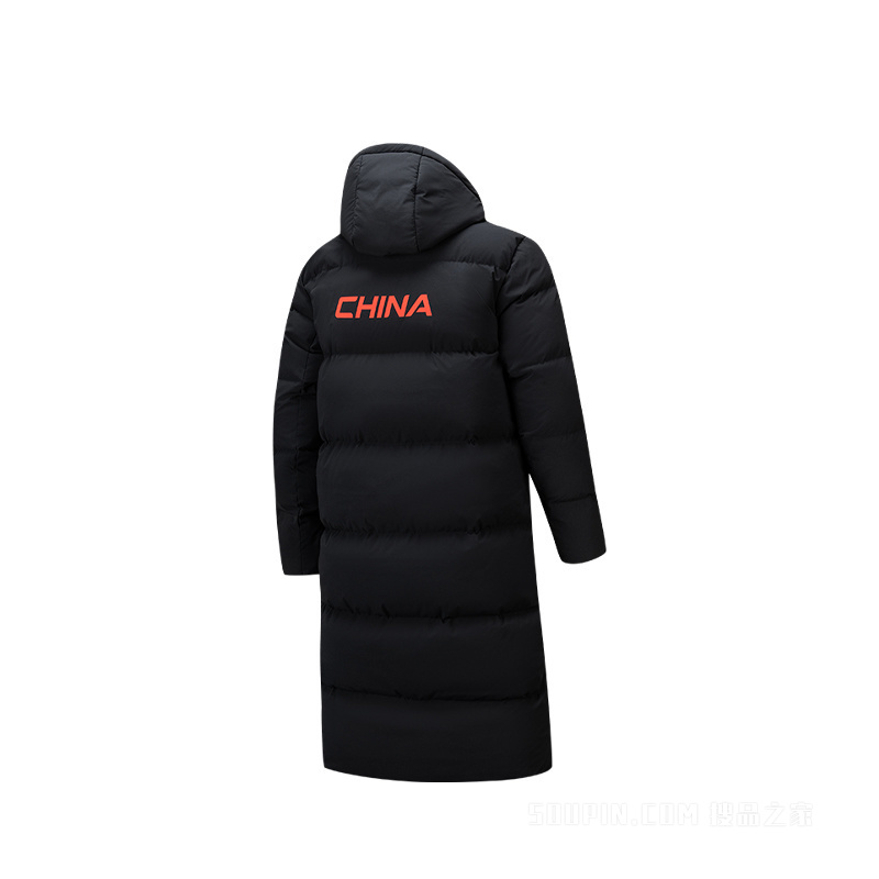 安踏「六度芯羽绒服」综训系列ANTACHN防泼水防风男子长款安踏大白羽绒