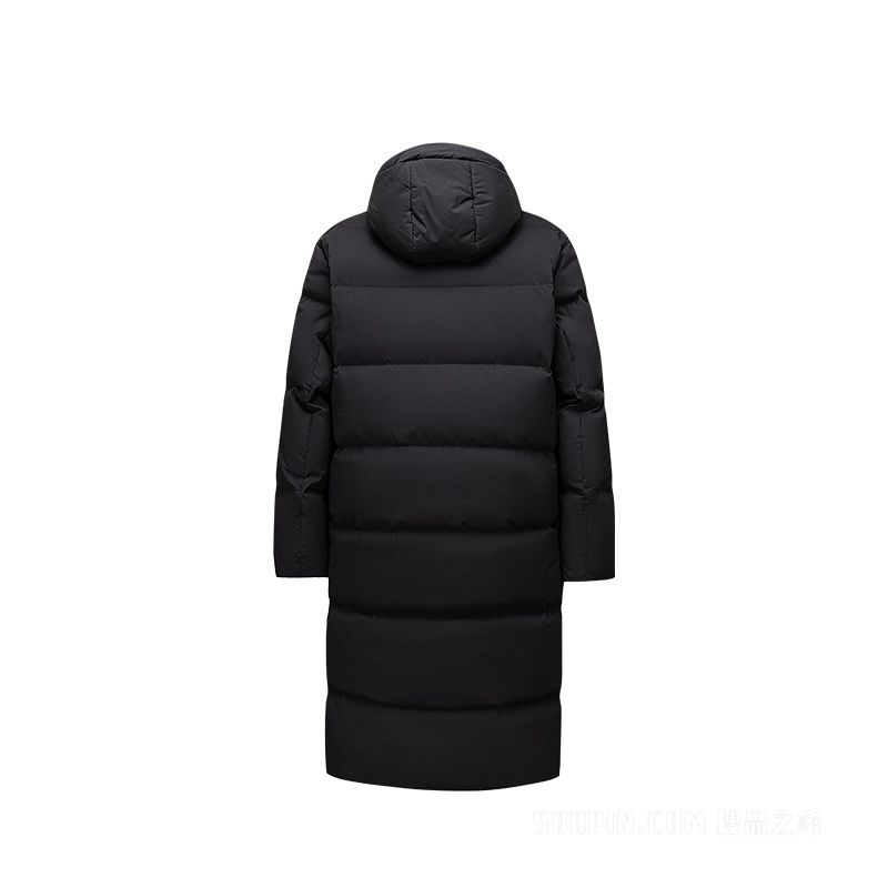 安踏「六度芯羽绒服」运动复古防泼水防风男子长款羽绒服