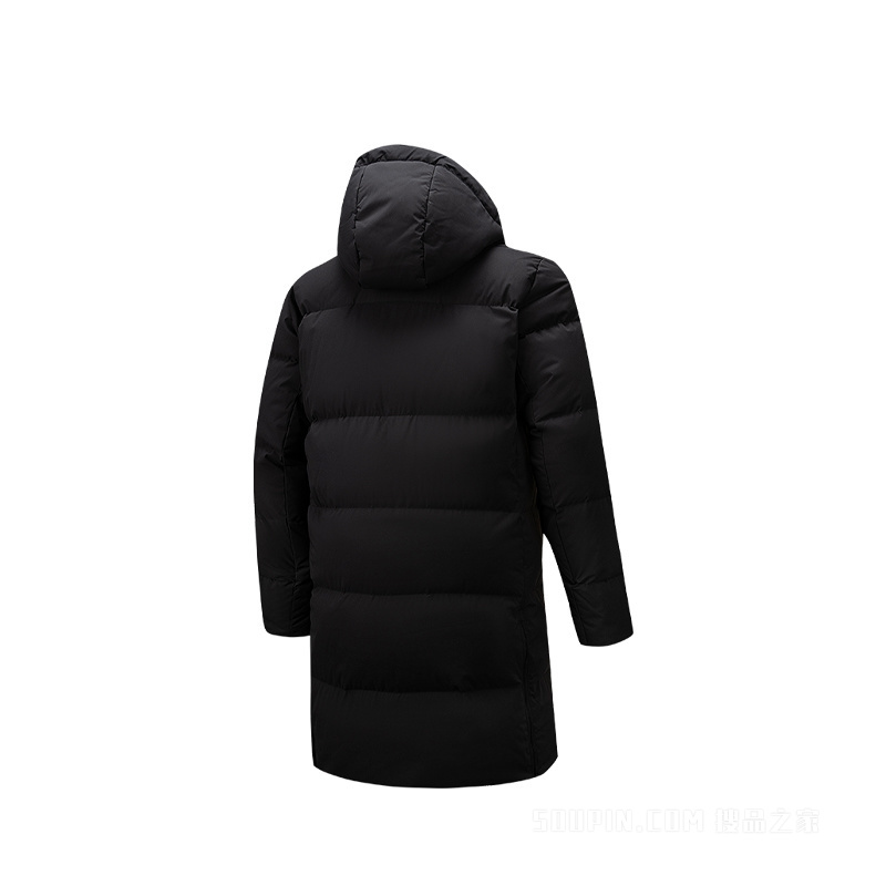 安踏「六度芯羽绒服」训练防泼水防风男子中长款羽绒服