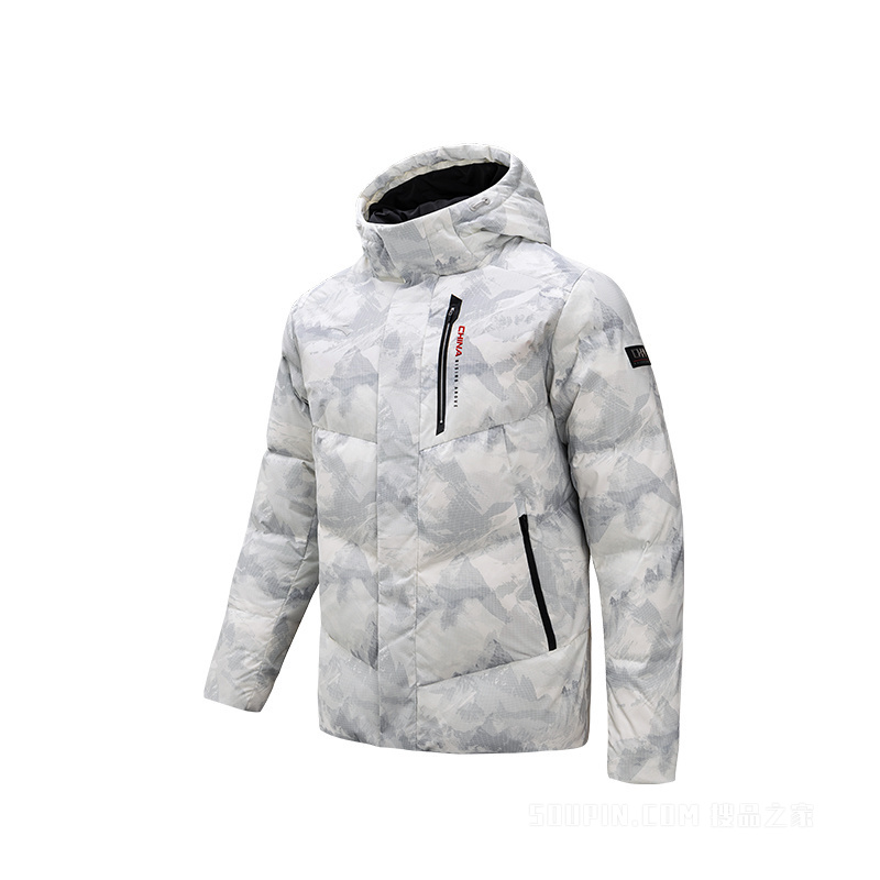 安踏「六度芯羽绒服」综训系列ANTACHN防泼水男子冰甲羽绒
