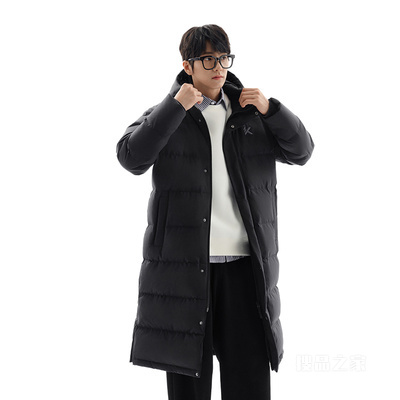 安踏「六度芯羽绒服」KT防泼水男子长款羽绒服