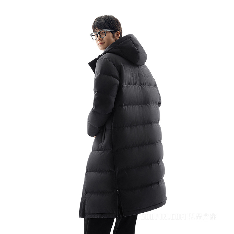 安踏「六度芯羽绒服」KT防泼水男子长款羽绒服