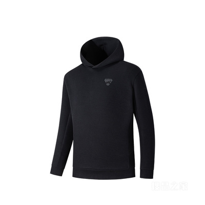 安踏冠军户外旅行男子3A抗菌连帽卫衣