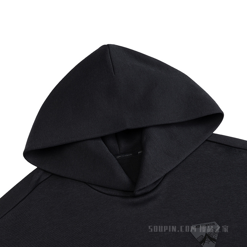 安踏冠军户外旅行男子3A抗菌连帽卫衣