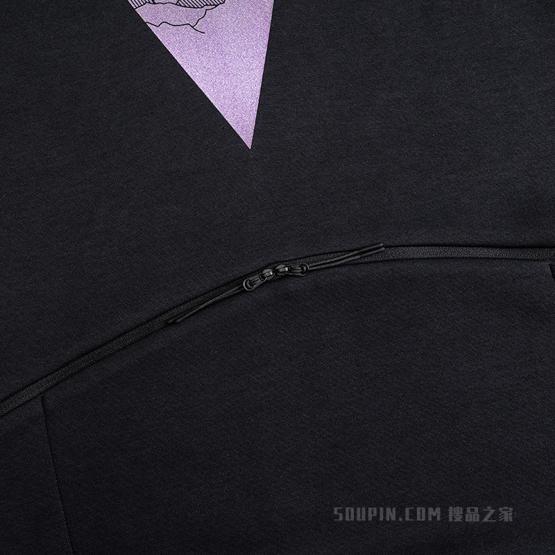 安踏冠军户外旅行男子3A抗菌连帽卫衣