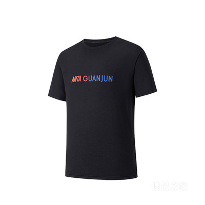 安踏冠军越野跑男子短袖针织衫