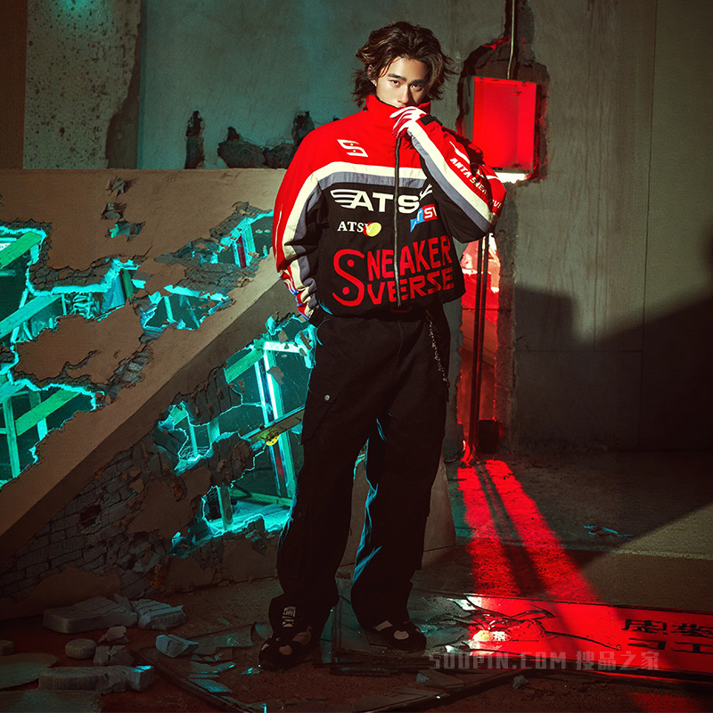 【王一博同款】安踏SV系列男子梭织休闲长裤