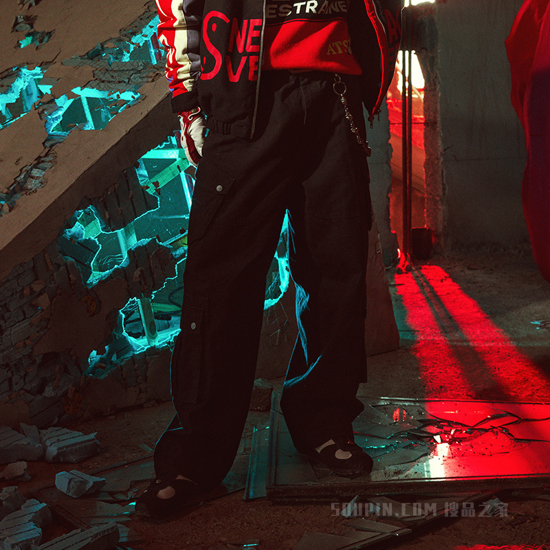 【王一博同款】安踏SV系列男子梭织休闲长裤