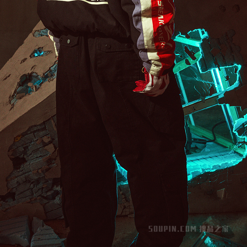 【王一博同款】安踏SV系列男子梭织休闲长裤