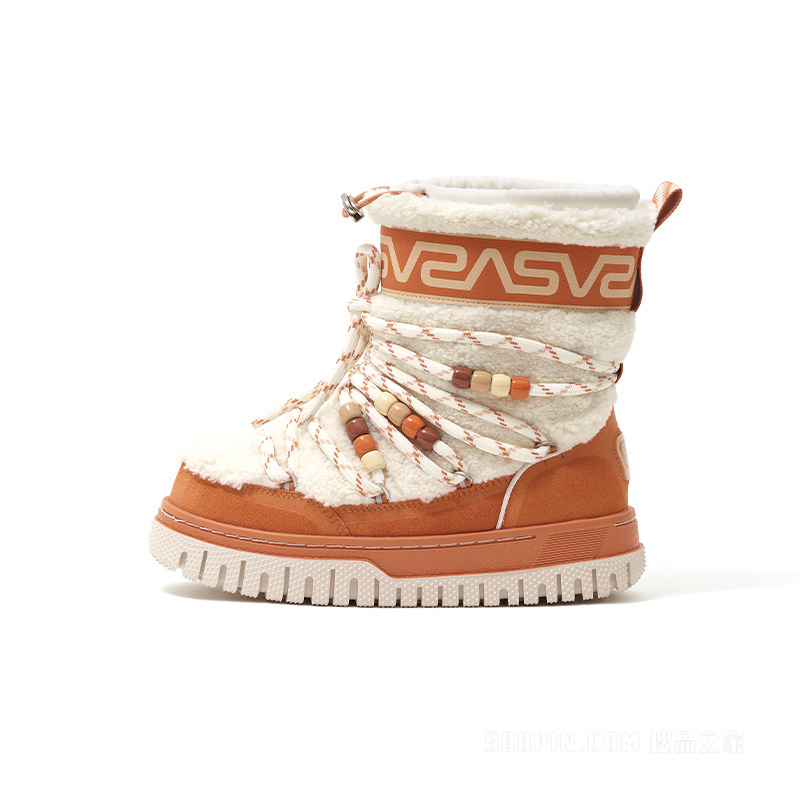 安踏SV系列3Steps Fuzzy 3步绒绒靴女子板鞋