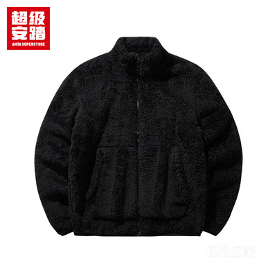 安踏潮流文化女子密暖绒针织运动外套