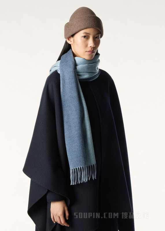 Two-Tone 女士围巾 小羊绒
