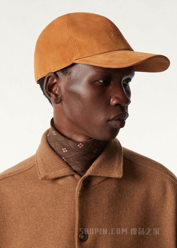 Loro Piana 男士棒球帽 小山羊皮