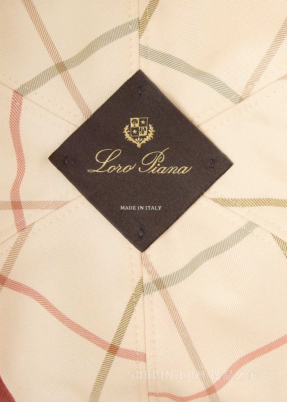 Loro Piana 男士棒球帽 小山羊皮