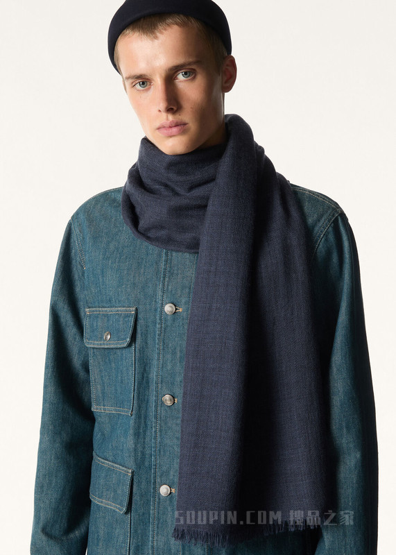 Brina围巾 羊绒, 桑蚕丝