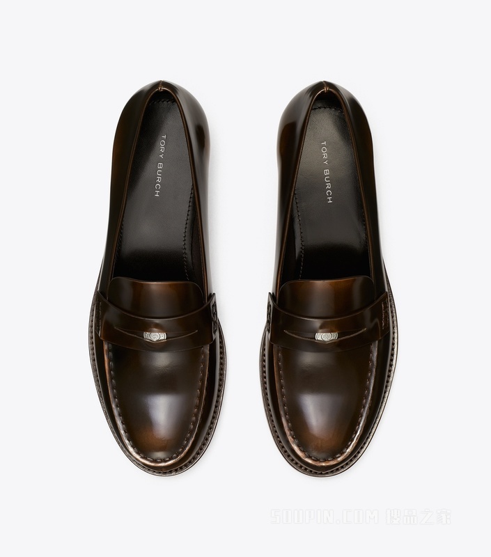 经典便士乐福鞋 绒雾巧克力色