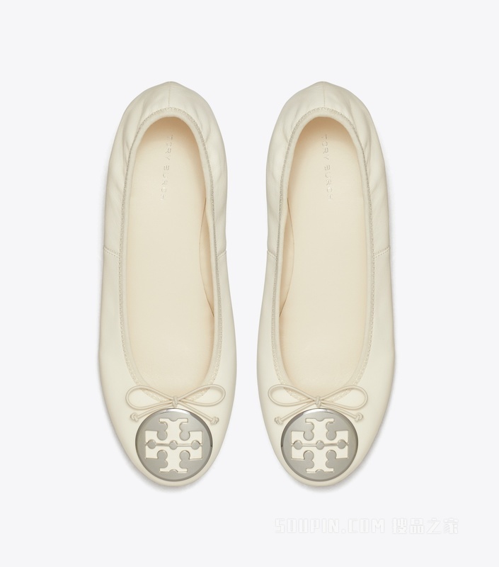 Reva 芭蕾高跟鞋 浅奶油色