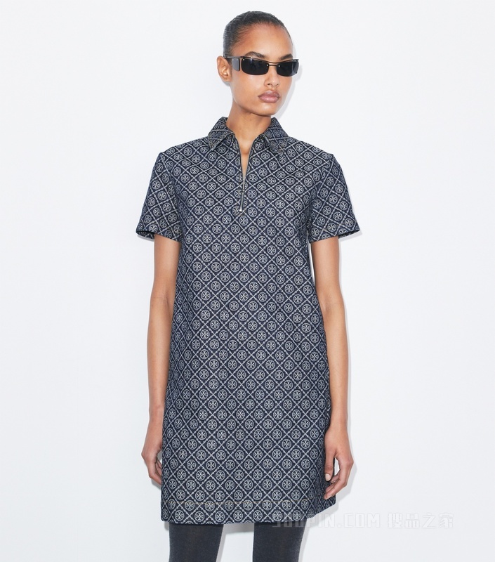 牛仔衬衫裙 水洗色