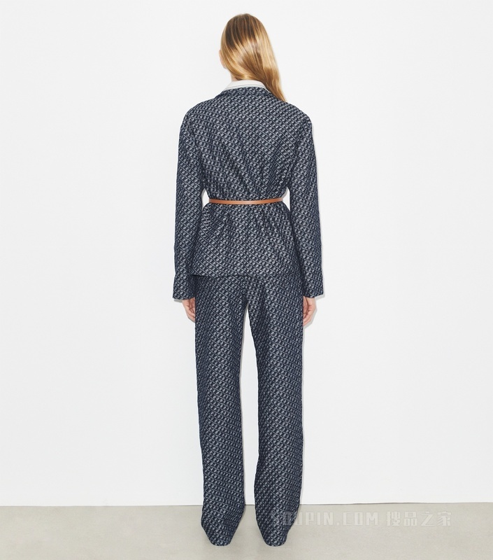 直筒牛仔裤 水洗色