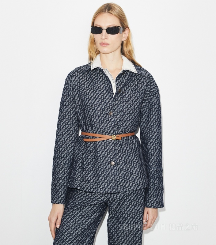 牛仔夹克 水洗色