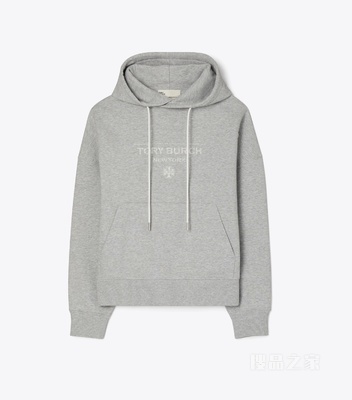 棉质连帽衫 中性灰色调