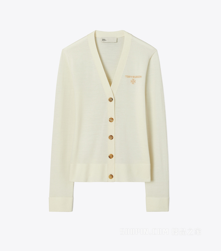 Simone 羊毛开衫 象牙白